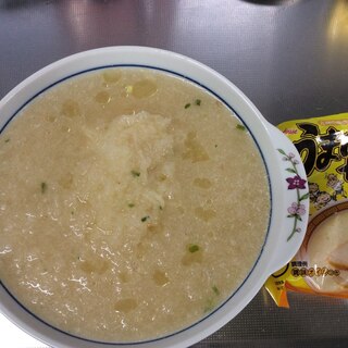 トンコツ袋麺アレンジ(醤油&大根おろし足し)